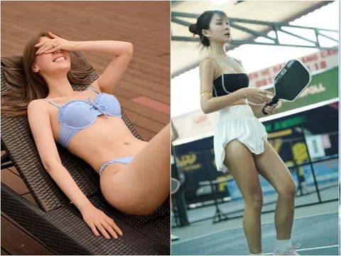 Hoa hậu gia thế khủng bảo vệ hot girl "vén váy" chơi pickleball: Đẹp hơn cả thời độc thân, làm sếp của chồng đại gia