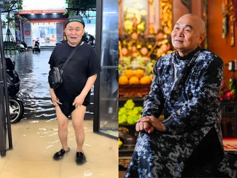 Cận cảnh nhà của NSƯT Xuân Hinh nằm giữa phố cổ ngập nước như sông, "vua hài đất Bắc" không biết ngủ ở đâu