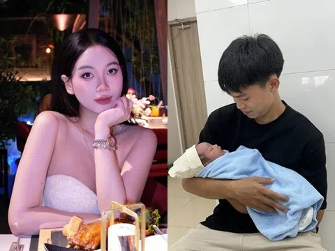 Chào đời đen nhẻm, con trai Hồ Văn Cường và cô giáo hot girl 2001 "lột xác" sau 1 tháng nhận không ra