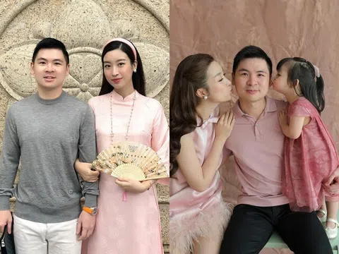 Hoa hậu Đỗ Mỹ Linh được ông xã Chủ tịch mừng sinh nhật ngọt ngào, nàng hậu được nhận xét có duyên số với chồng doanh nhân
