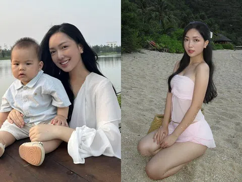 Hot girl Bắc Ninh sinh con với cầu thủ Hà Đức Chinh, tự tay chăm con vẫn đẹp nõn nà vạn người mê