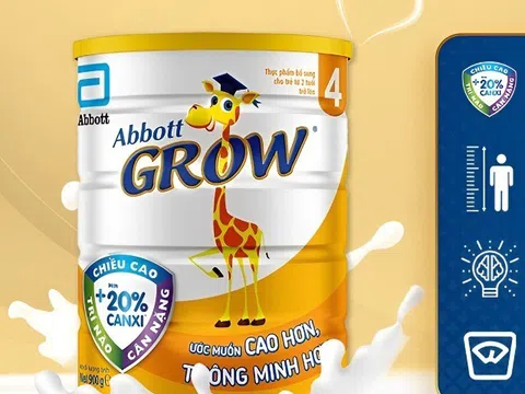 Sữa Abbott Grow hỗ trợ phát triển toàn diện cho trẻ phân phối chính hãng tại AVAKids