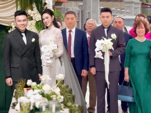 "Cô dâu nghìn tỷ" Đỗ Thị Hà được chồng thiếu gia lái siêu xe rước về dinh, làm lễ cưới lớn nhất Quảng Trị