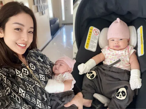 Hoa hậu Jennifer Phạm khoe đón thành viên mới, mẹ 4 con nay sung sướng vì được bế bồng "thiên thần nhỏ"