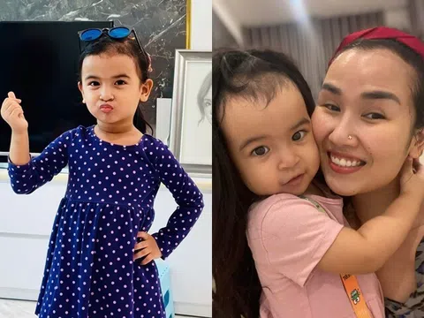 Con gái lai Ấn của Võ Hạ Trâm thuộc bài hát yêu nước của mẹ, 4 tuổi đã điệu đà, sở hữu mái tóc đen dài