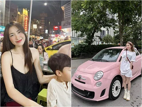 Mẹ đơn thân Hòa Minzy xinh giàu sau chia tay thiếu gia miền Tây, nhiều BĐS, xe hơi tiền tỷ, con trai ngoan ngoãn