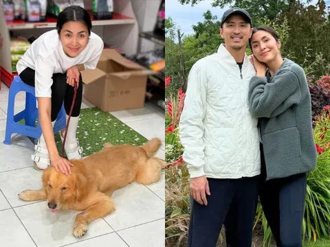 Chồng thiếu gia của Tăng Thanh Hà chúc mừng sinh nhật vợ xinh đẹp, nói biết ơn vì có bà xã trong đời