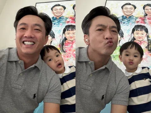 Cường Đôla khoe loạt ảnh mới với cậu con trai thứ 3, nhưng bức tranh lộ ra đằng sau mới gây chú ý