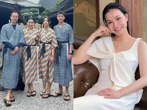 Hoa hậu Thùy Lâm sinh 2 con cao vống như bản sao của chồng Tiến sĩ, thừa nhận không trẻ "tự nhiên" ở tuổi U40
