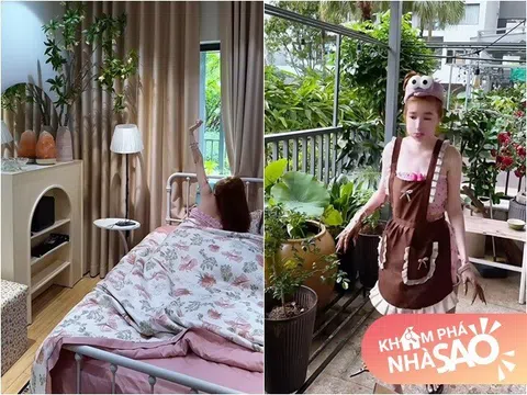 Cuộc sống hiện tại của mẹ đơn thân Elly Trần trong cơ ngơi đầy màu xanh và thú vui làm cô lấm lem cả người