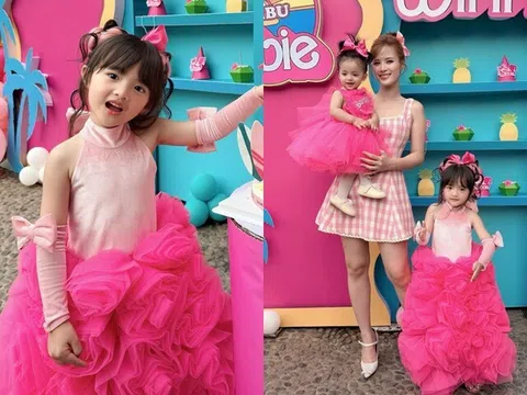Sao Việt 24h: Con gái lớn nhà Ông Cao Thắng hóa búp bê Barbie trong tiệc sinh nhật 5 tuổi, 2 "tiểu công chúa" nắm tay tình cảm