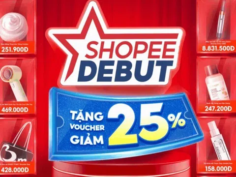 Shopee Debut 29.10: Hai phiên live 12 tiếng shopping bùng nổ cùng KOL, voucher giảm đến 25%