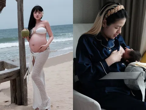 Hotgirl nổi tiếng MXH sinh con cho chồng đại gia, được tặng sổ đỏ, cảnh cho con bú khiến ai nhìn cũng thấy thương