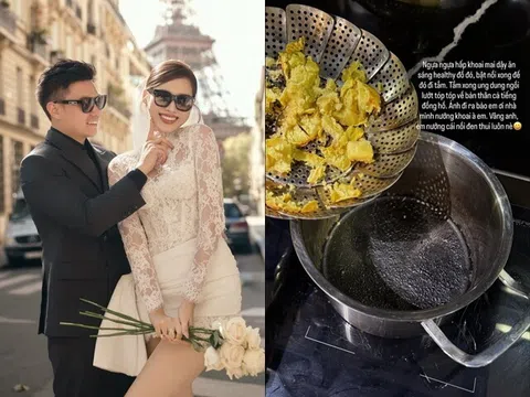 Sao Việt 24h: "Dâu hào môn" Đỗ Hà khiến dân tình cười xỉu vì gặp sự cố khi thể hiện “nữ công gia chánh” những ngày mới về nhà chồng