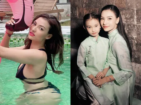 Mỹ nhân được kỳ vọng làm Hoa hậu Việt Nam nay là mẹ đơn thân nóng bỏng, nhan sắc con gái 9 tuổi còn bất ngờ hơn
