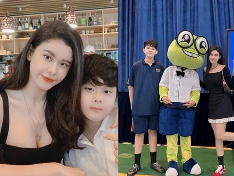 Mẹ đơn thân Trương Quỳnh Anh ngày càng trẻ xinh giàu, có người xin nhận lo cho hai mẹ con