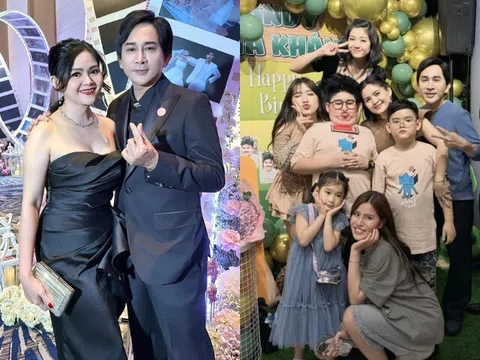 Vợ thứ 3 của NSƯT Kim Tử Long xuất thân gia tộc 100 năm, nuôi 3 con riêng của chồng lại sinh được 2 quý tử