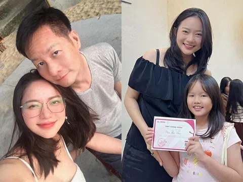 Con gái Phan Như Thảo 9 tuổi mặt xinh phúc hậu, được khen giống y đúc đại gia nghìn tỷ Đức An