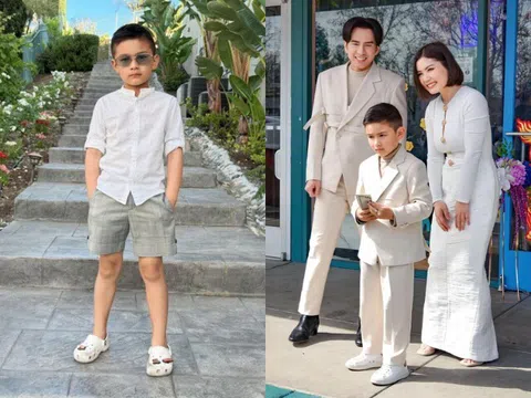 Con trai Đan Trường 8 tuổi được mẹ cho làm chủ công ty ở Campuchia, nhìn lĩnh vực kinh doanh ai cũng nể