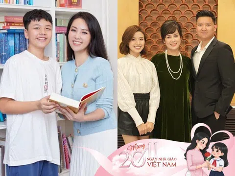 Sao Việt có mẹ chồng là nhà giáo: Á hậu Thụy Vân được giúp giải oan tin đồn, Ngọc Huyền cưới cháu của NSƯT Chí Trung