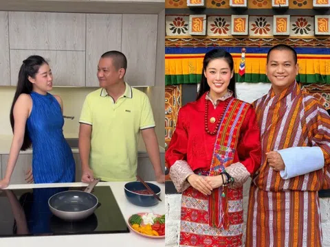 Chồng hơn 17 tuổi của Hoa hậu Khánh Vân nói rõ chuyện thích sinh con trai hay con gái, được khen có EQ cao