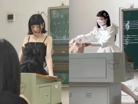 Cô giáo cấp 3 “gây sốt” MXH với 1001 trang phục đi dạy mỗi ngày, xinh như Hoa hậu