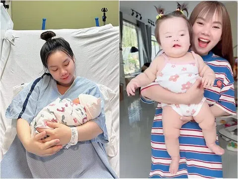 Hotgirl Huế Múi Xù một mình sang Mỹ đón con thứ hai, khóc nức nở khi phải xa bé Mật Ong 1 năm