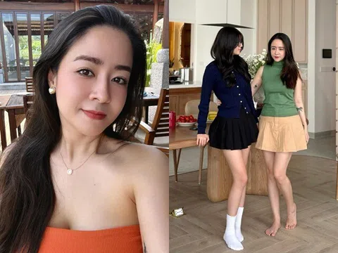 "Vợ cũ Việt Anh" làm mẹ đơn thân năm 21 tuổi, giờ U40 trẻ đẹp như chị của con gái cấp 3
