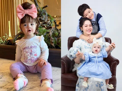 Mẹ đơn thân chi tiền "xin giống" Tây nay ái nữ cực yêu rõ nét con lai, quý tử đầu lòng điển trai giống bố