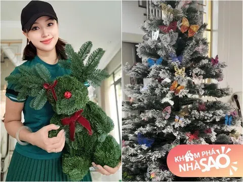 Nữ MC có cây thông chất chơi "tỏa mùi tiền" năm ngoái: Năm nay lại trang trí "điệu hết phần thiên hạ"