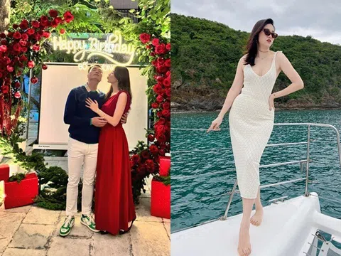 Mê chàng trai đi xe đạp giản dị là chủ một tập đoàn, Á hậu 1m81 nghỉ việc ở Đài Truyền hình VN về 2 năm sinh 2 con