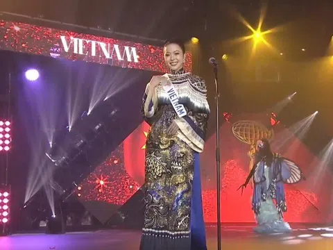 Trực tiếp chung kết Miss International 2025: Dàn người đẹp trình diễn trang phục dân tộc