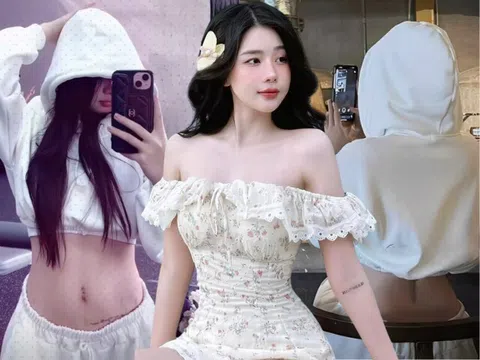 Vợ hot girl của nam thần VTV khoe "thắt đáy lưng ong" đẹp mê sau sinh, từ chối khi chồng rủ đẻ thêm đứa nữa