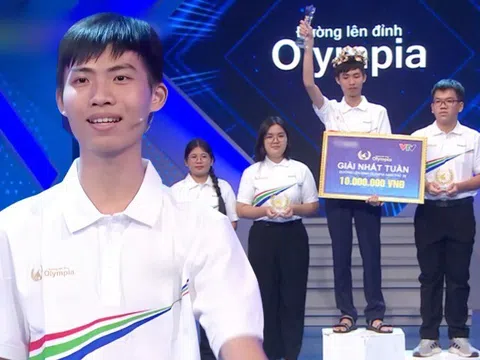 Nam sinh Hải Phòng giành chiến thắng áp đảo tại Olympia 26 với 310 điểm