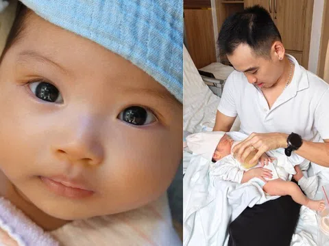 Chồng H'Hen Niê khoe con gái Ê Đê có gương mặt đẹp, mắt to tròn đen láy, tự hát dỗ ái nữ mỗi ngày