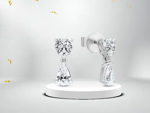 Tỏa sáng cùng xu hướng đính đá – 3 mẫu bông tai không thể bỏ lỡ