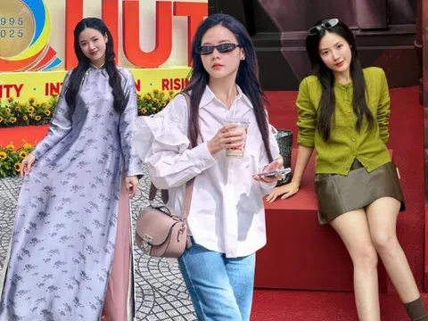 Midu dạo này giấu tiệt body "mê người" với đồ rộng thùng thình, khác hẳn lúc xưa mặc gợi cảm đi dạy