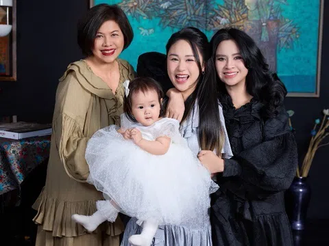 "Công chúa nhỏ" của NSND Thanh Lam sinh nhật 1 tuổi được cả nhà cưng chiều, nhạc sĩ Quốc Trung ở xa vẫn nhắn gửi yêu thương