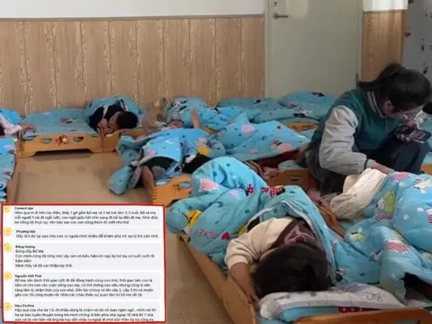 Cõi mạng tranh cãi đoạn video giáo viên đăng tải vào giờ ngủ trưa ở trường mẫu giáo, hành động bé trai gây sốc