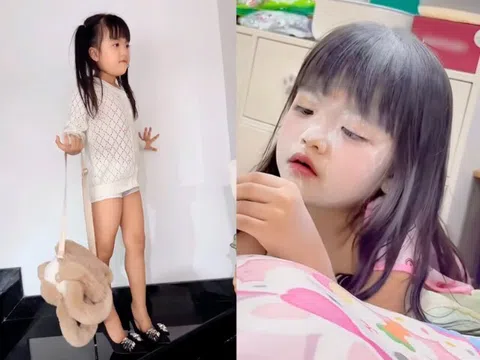 Con gái Mạc Văn Khoa gây ngỡ ngàng với diện mạo tuổi lên 5, chân dài ngoằng, điệu đà giống mẹ