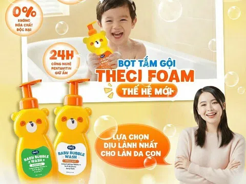 TheCi Foam: Bọt tắm gội thế hệ mới định chuẩn lại chăm sóc da trẻ em