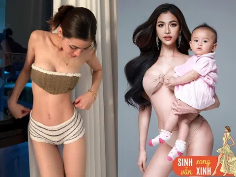 Tình trạng hiện tại của hoa hậu 10X bị tước vương miện vì mang bầu: Đã sinh con, body sau sinh gây “nhức mắt”
