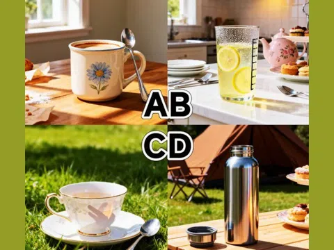 Trắc nghiệm tâm lý: Bạn sẽ dùng chiếc tách nào để uống trà?