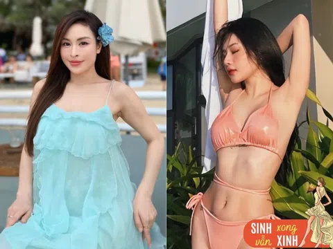 2 hot girl vừa sinh con với nam thần VTV: Người 3 lần sinh nở nhìn như gái son, người khoe vòng một căng sữa sau sinh