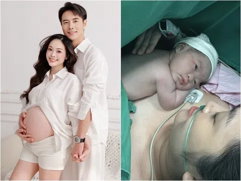 MC có nụ cười đẹp nhất VTV hạ sinh con với "Dũng con bác Bơ", anh chồng Đỗ Mỹ Linh và dàn sao chúc mừng