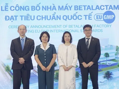 DHG Pharma công bố nhà máy Betalactam đạt tiêu chuẩn quốc tế EU-GMP