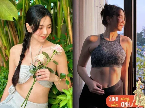 Mai Ngọc khoe "tin vui" sau 8 tháng sinh quý tử, qua sinh nở da mượt dáng xinh xứng danh MC đẹp nhất VTV