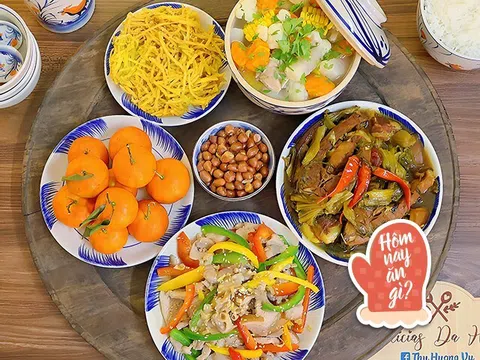 Hôm nay nấu gì: Nhìn mâm cơm này ai cũng muốn về nhà ăn