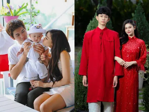 Ly hôn làm mẹ đơn thân, Trương Quỳnh Anh hạnh phúc “khoe” năm đầu tiên ở cạnh con, quý tử dậy thì “chiều cao khủng” 1m85