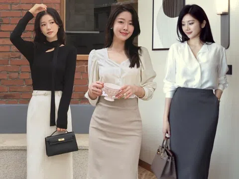 3 kiểu chân váy "ruột" được dân công sở yêu thích vì dễ phối, tôn dáng khéo, diện đi làm ngày nào cũng thanh lịch